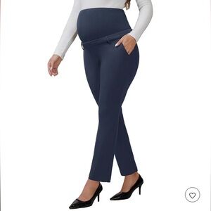 Target Navy Maternity Skinny Pants